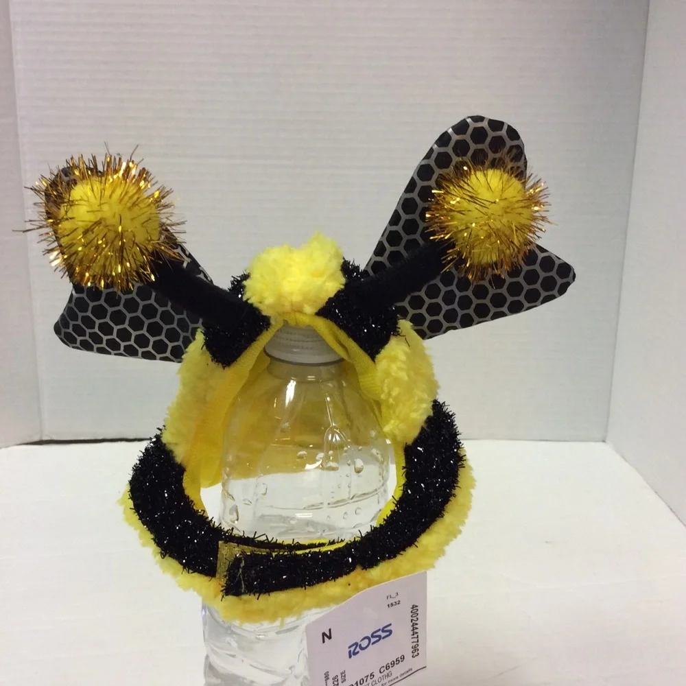 Cat Halloween Bee Hat Wooly Wonkz Cat Toys